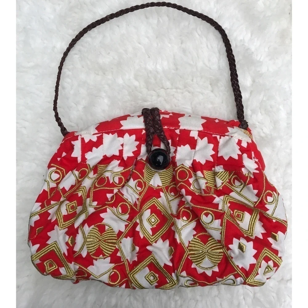 Tracy Reese Embroideries Jungle frame Clutch Bag​​​​​​​